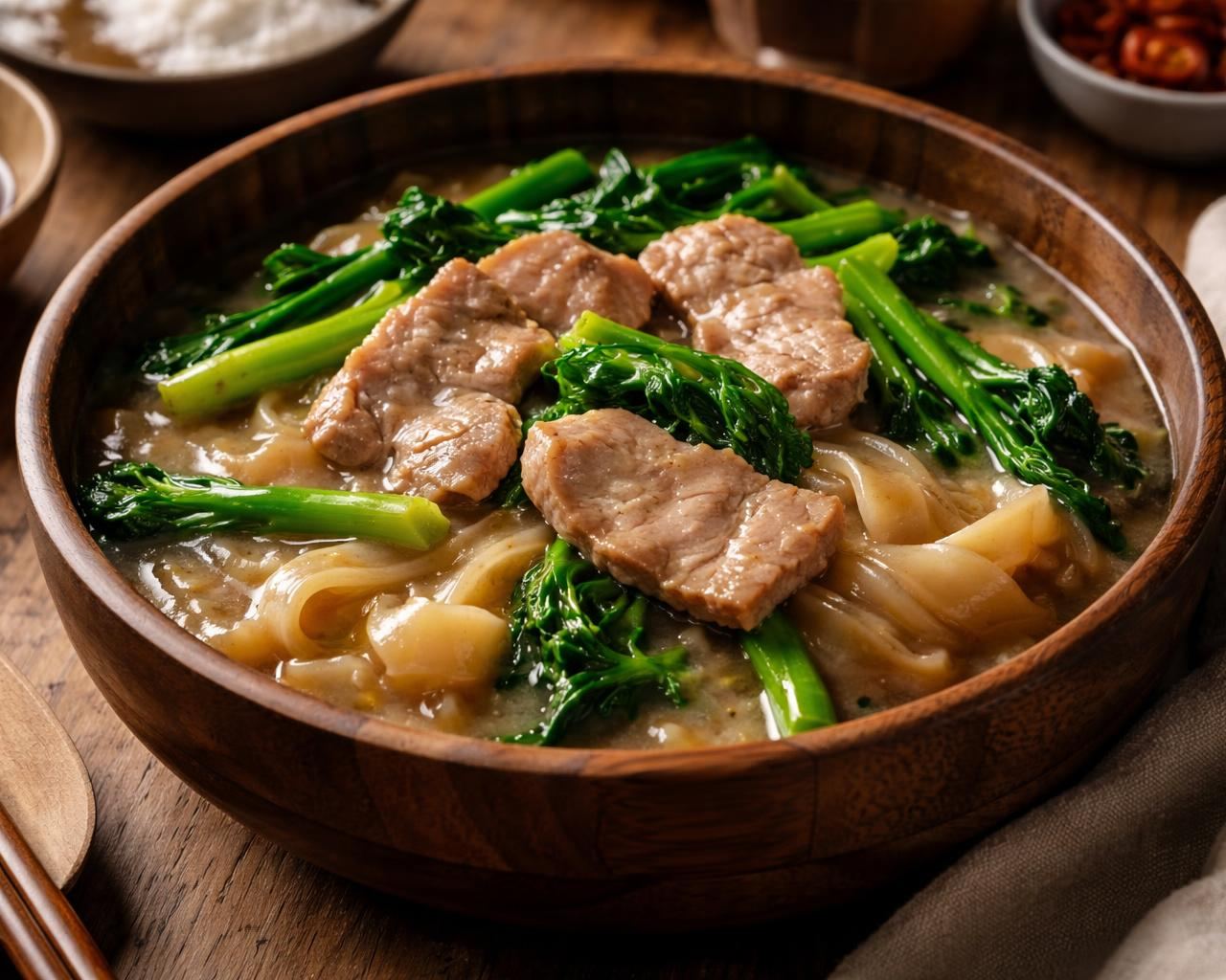 Thai Noodles with Pork Gravy – Rad Na