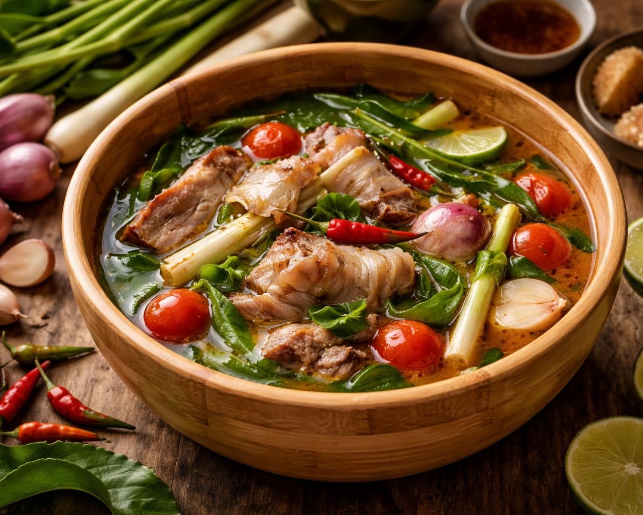 Spicy Pork Belly Soup