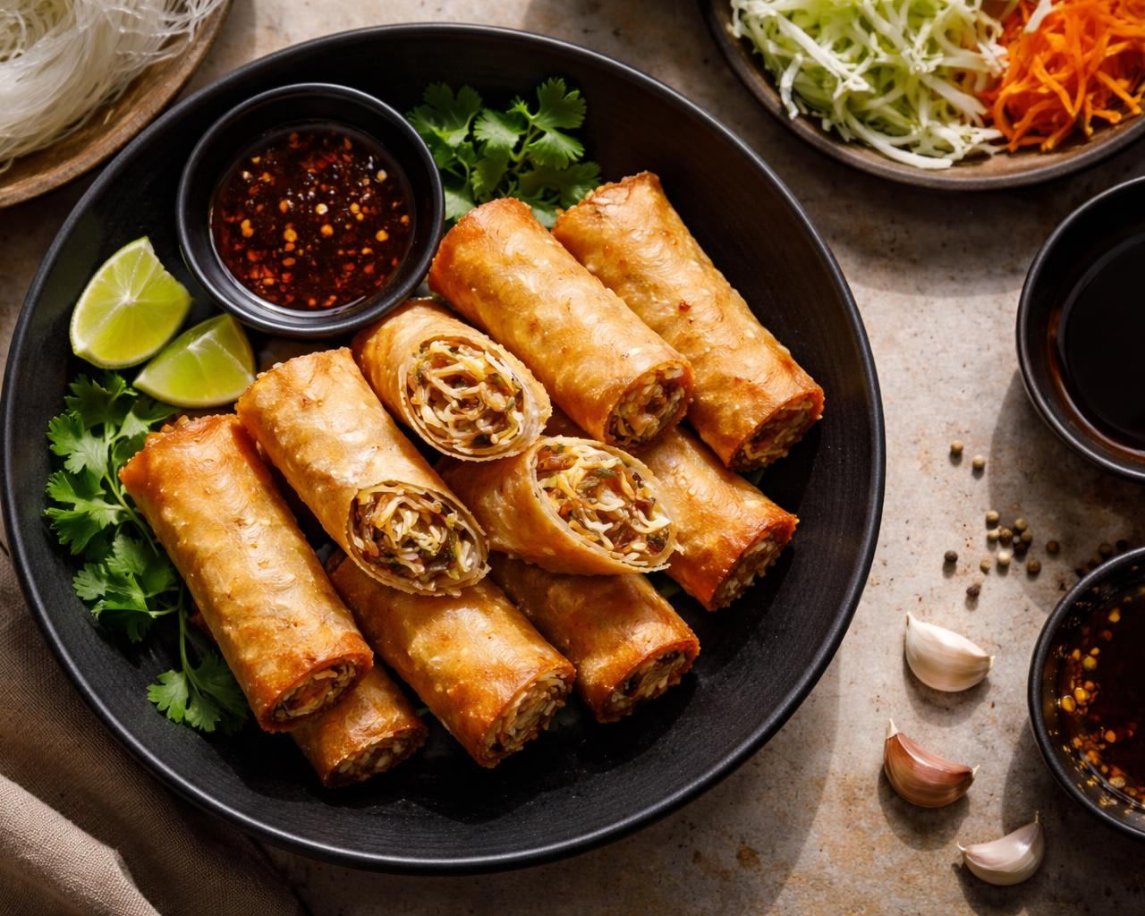Thai Spring Rolls – Por Pia Tod